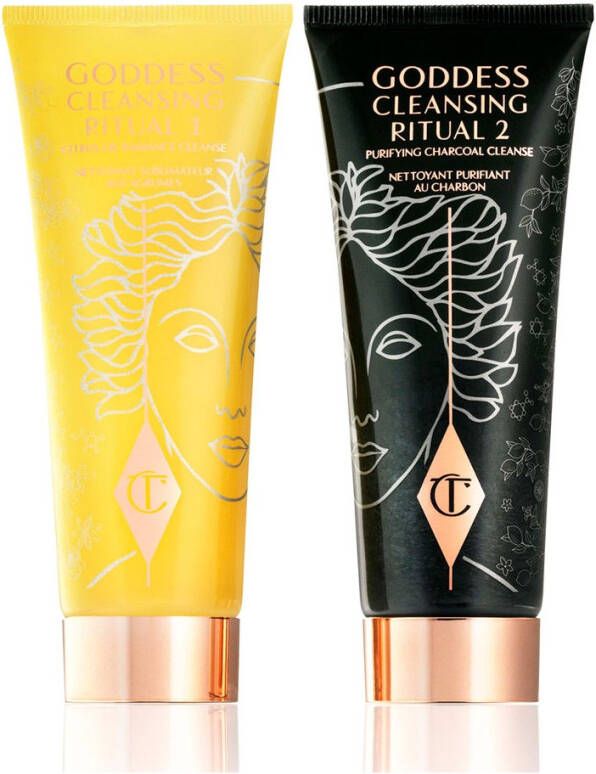 Charlotte Tilbury Goddess Cleansing Ritual dual cleanser set