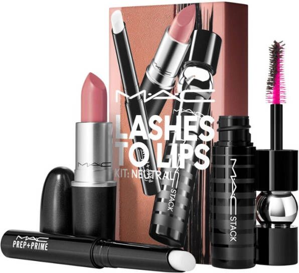 M·, A·, C Lashes To Lips Kit Neutral make up set