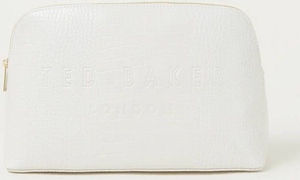 Ted Baker Crocana toilettas met crocostructuur