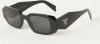 Prada Oversized Geometric Arm Sunglasses , Zwart, Dames online kopen