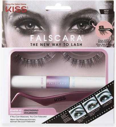 boohoo Kiss Falscara Sterrenter Kit, Black