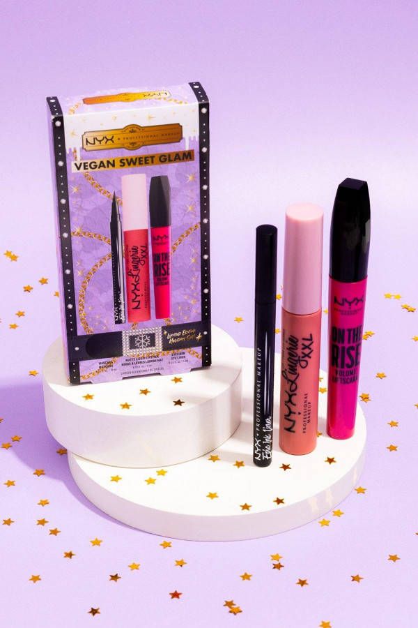 boohoo Nyx Professional Make Up Vegan Sweet Glam Geschenkset, Black