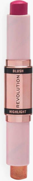 boohoo Revolution Blush & Highlight Stick, Champagne Shine