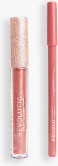 boohoo Revolution Ultimate B37 B117Lights Shimmer Lip Kit, Chauffeur Lights