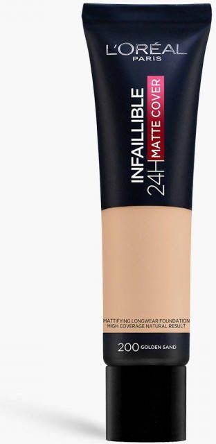 Loreal L'Oreal Paris Infallible Foundation, 200 Golden Sand