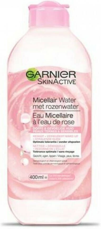 Garnier Reinigingswater met Rozenwater micellair 6 x 400 ml voordeelverpakking