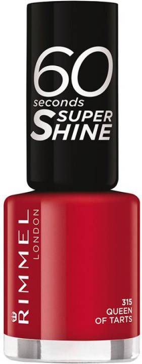 Rimmel 3x 60 Seconds Supershine Nailpolish 315 Queen Of Tarts 8 ml