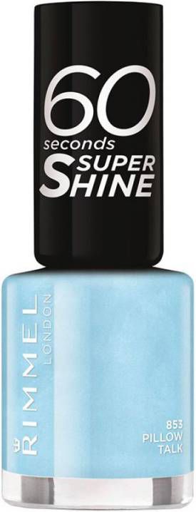 Rimmel 3x 60 Seconds Supershine Nailpolish 853 Pillow Talk 8 ml