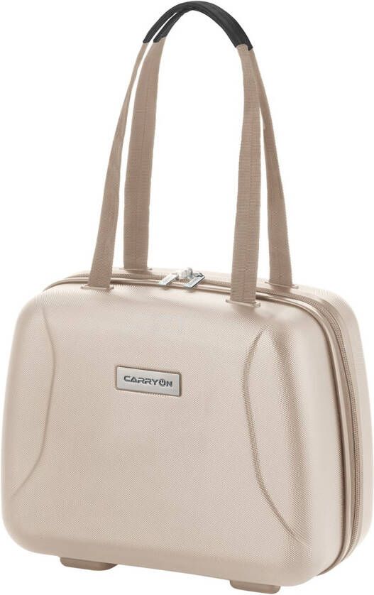 CarryOn 'Skyhopper' Beautycase Make up Koffer Luxe Toilettas Cijferslot Champagne online kopen
