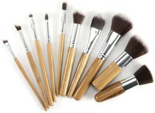Glamza Bamboe Make up Borstelset 10 stuks