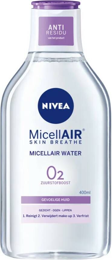 NIVEA MicellAIR skin breathe micellair water gevoelige huid 400 ml