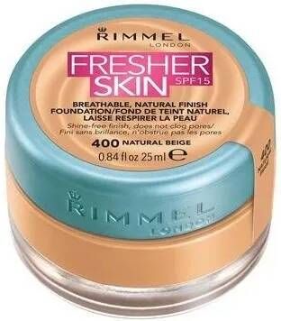 Rimmel London Fresher Skin Foundation 400 Natural Beige 25ml